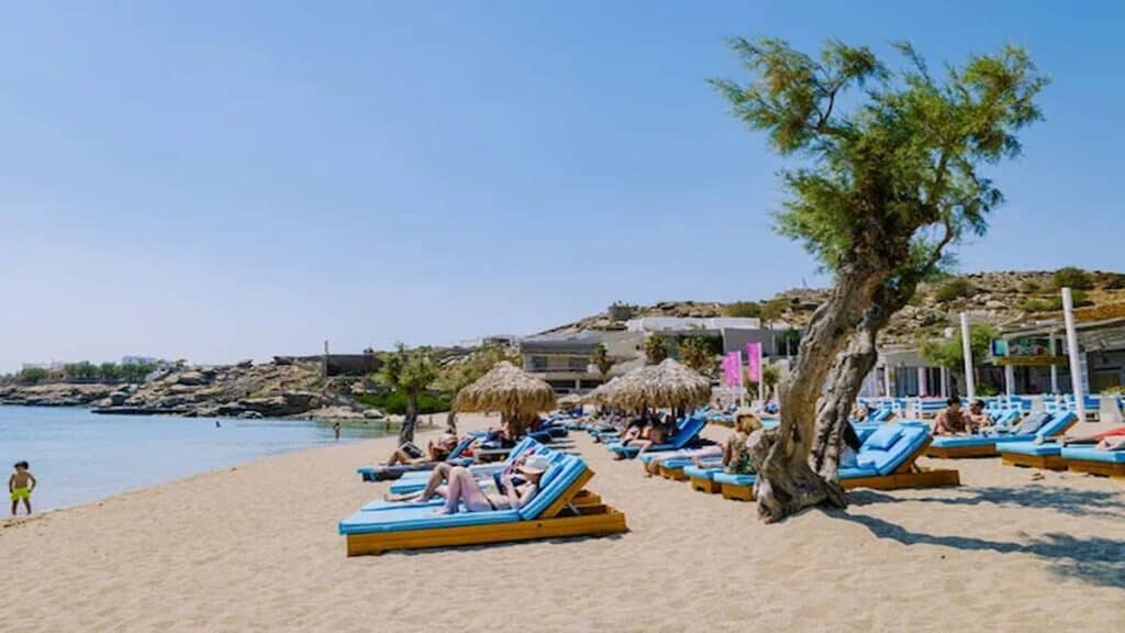 Mykonos Beach, Super Paradise Beach