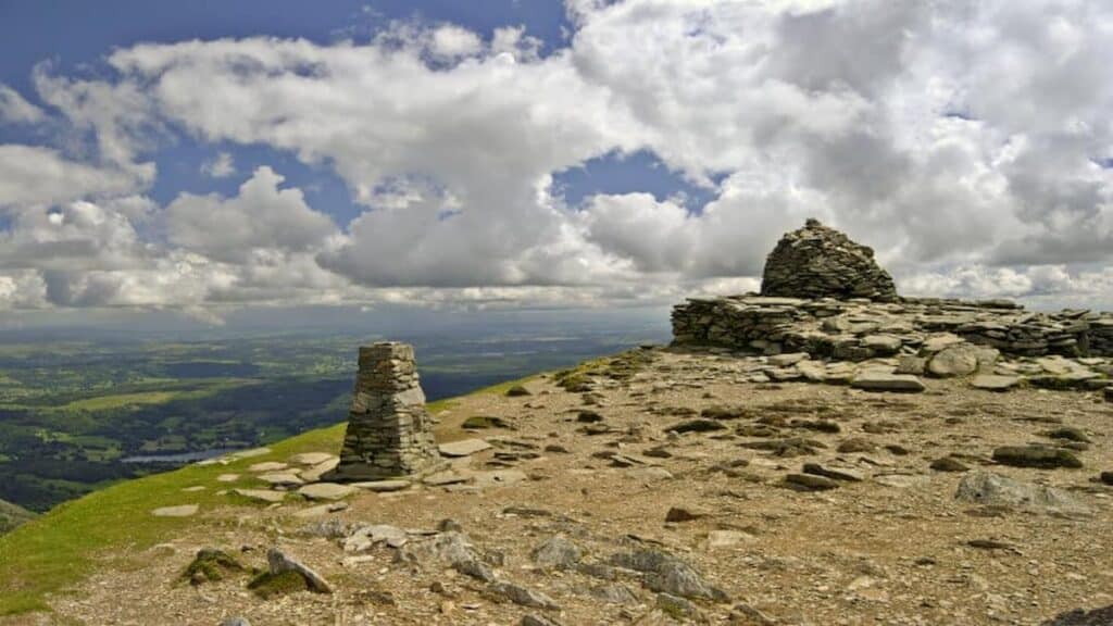 Old Man of Coniston, View from the top.