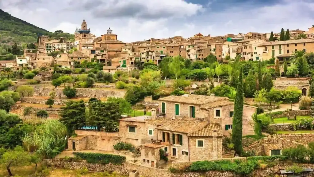 Valldemossa Mallorca, hillside view
