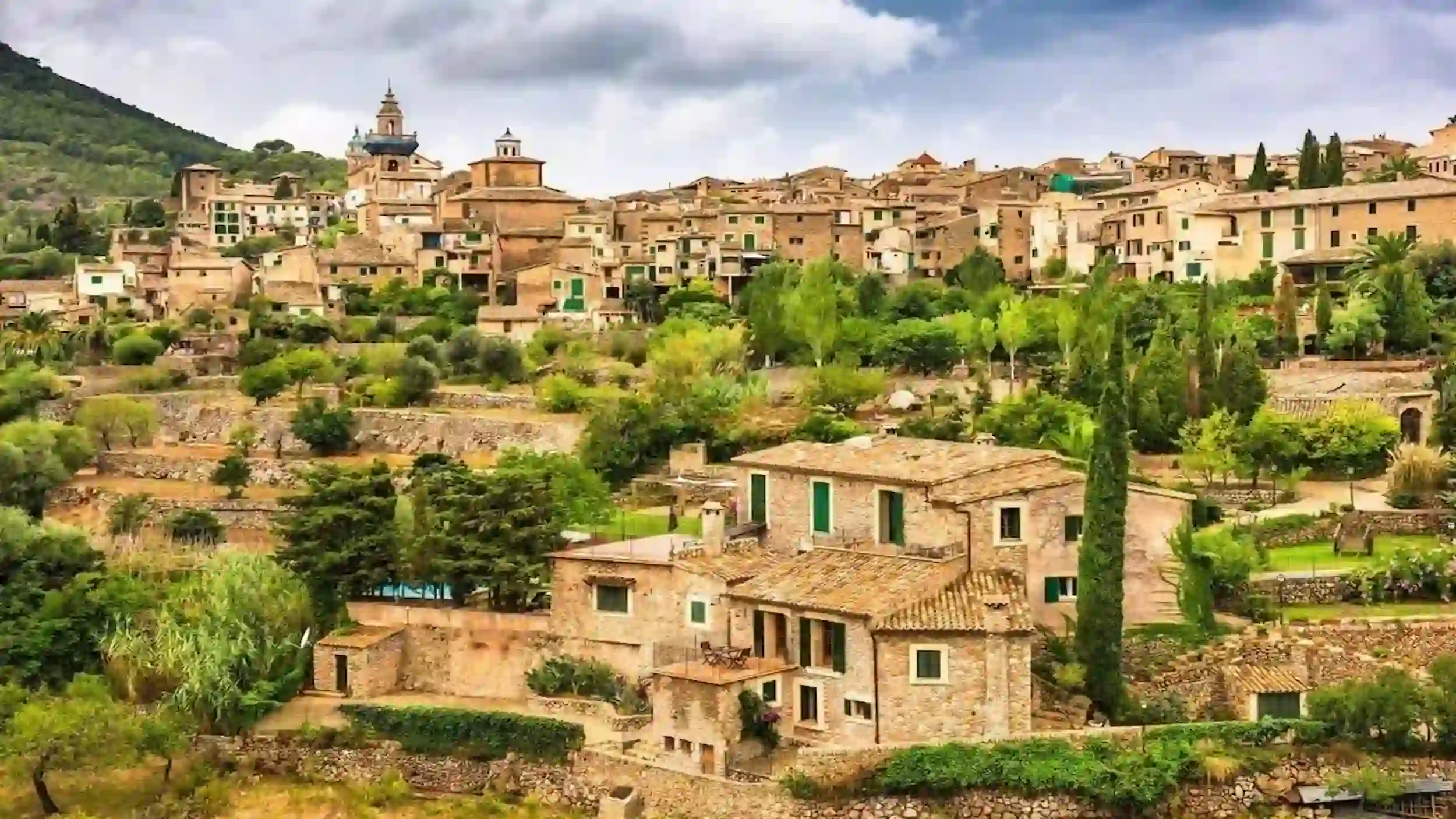 Valldemossa Mallorca, hillside view