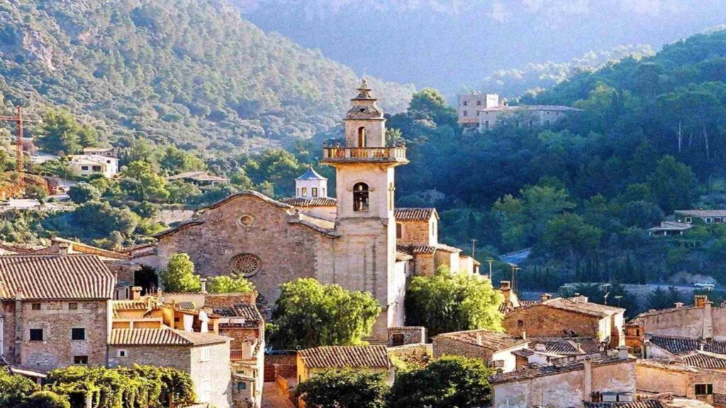 Valldemossa Mallorca, church tower