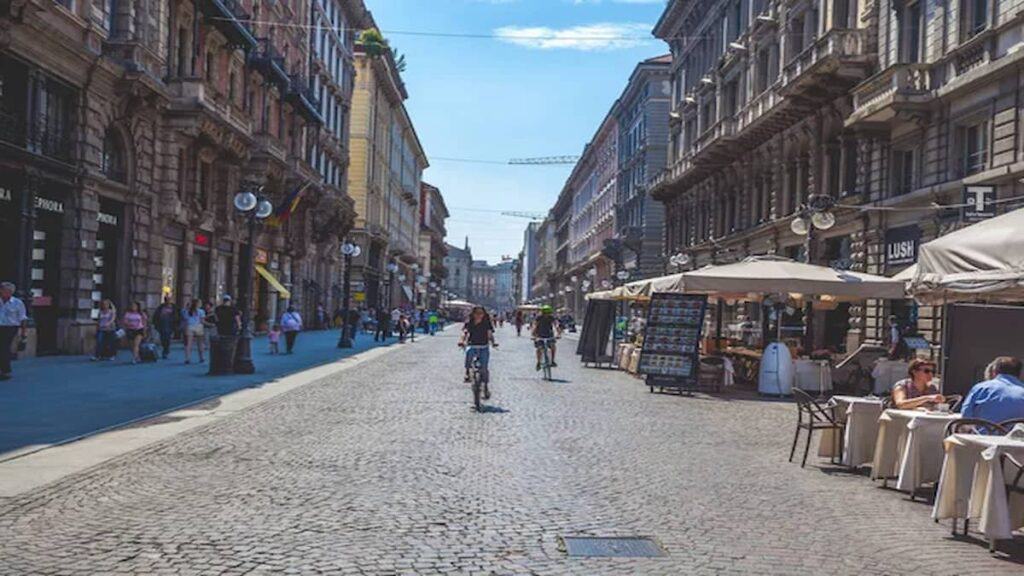 Best Italian city to visit, walking in Milan