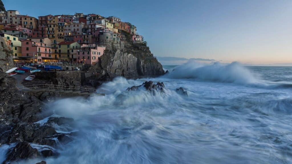 Cinque Terre Italy Attractions, winter storms