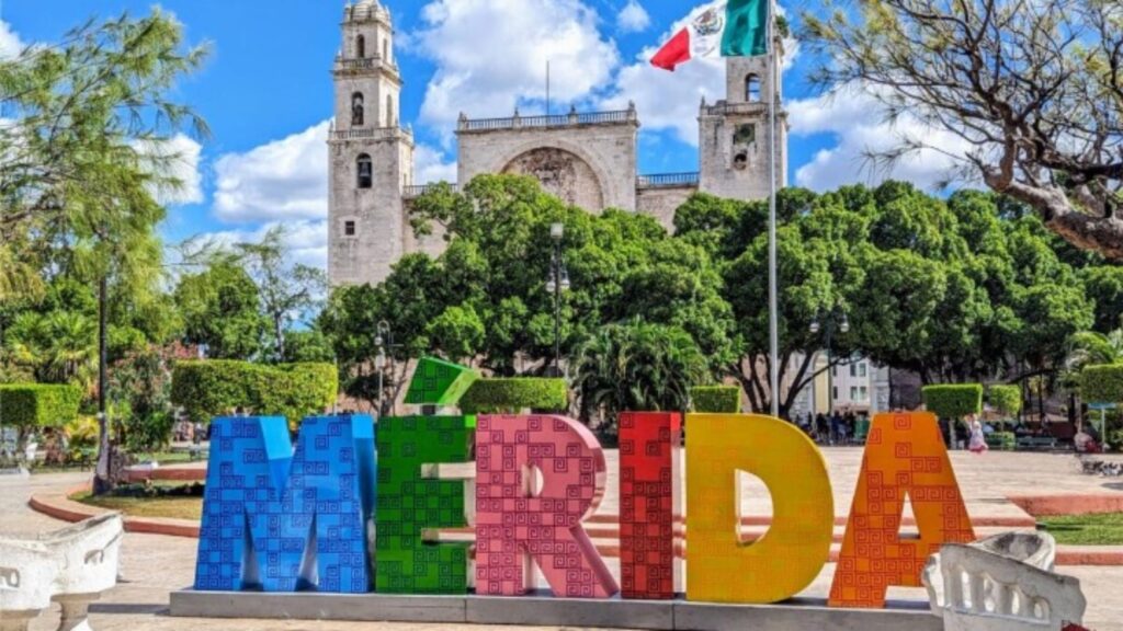 Yucatan Peninsula Merida, central square