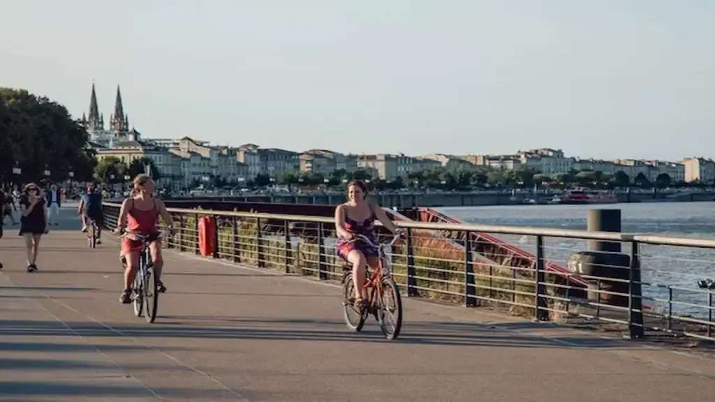 Visiting Bordeaux France, cycling