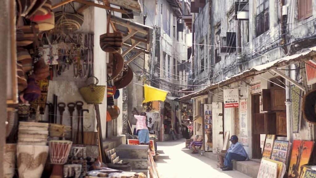Nightlife in Zanzibar, old town Stone Town