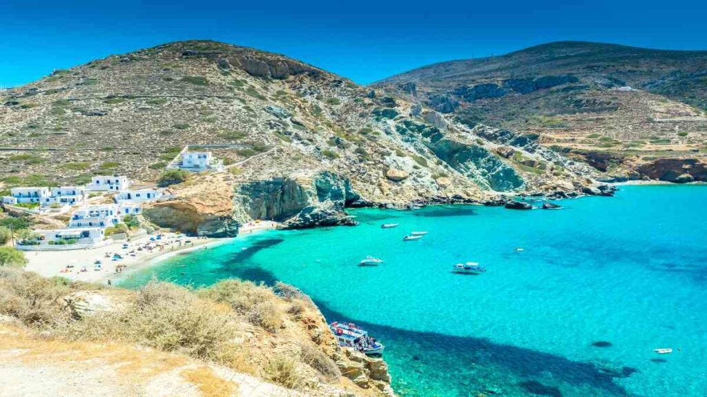 Prettiest Greek islands, Agali Beach, Folegandros