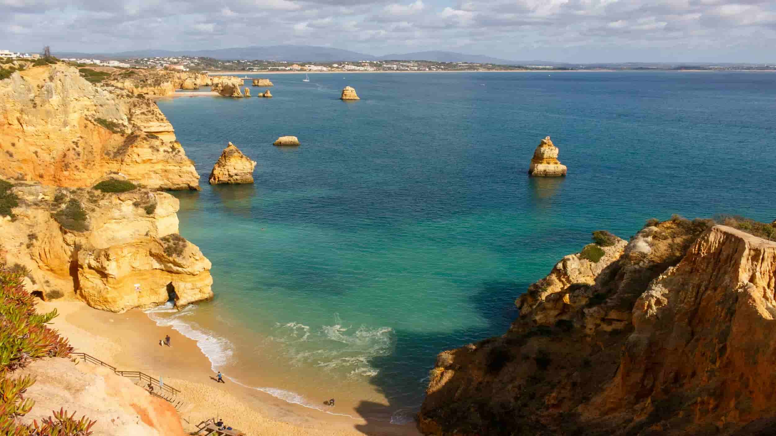 Where to Stay in Algarve Portugal, coast view