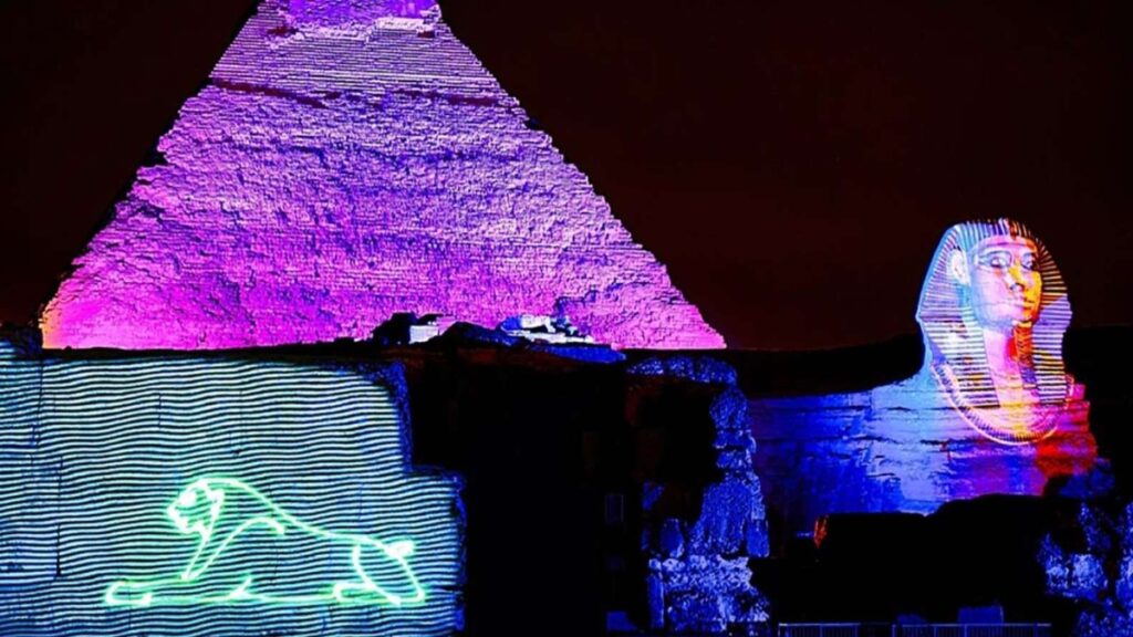 Attractions in Cairo Egypt, Light show
