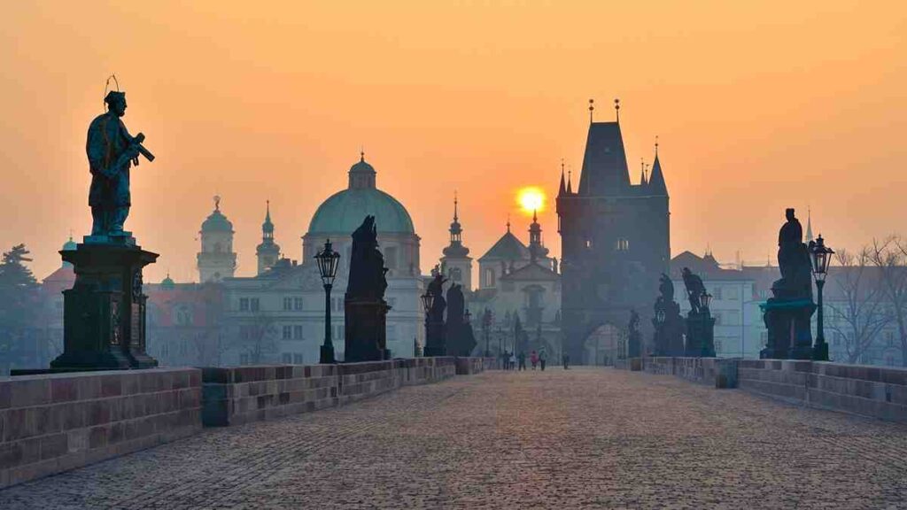 Visiting Prague in Czech Republic, Charles bridge