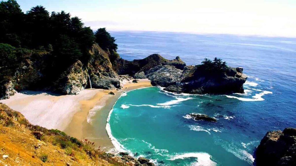 West coast California road trip, Big Sur Beach