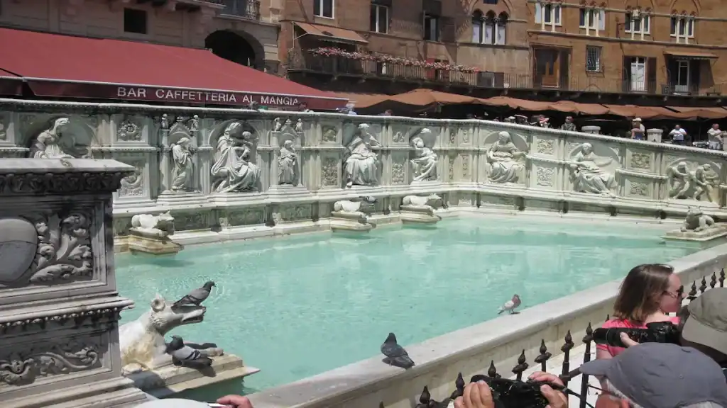 Visiting Siena Italy, Fountain of Joy