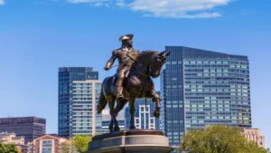 Freedom trail Boston stops, statue