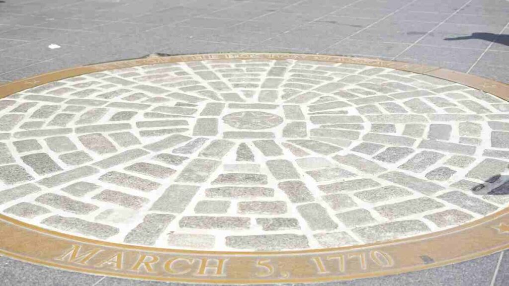 Freedom trail Boston stops, Boston massacre site