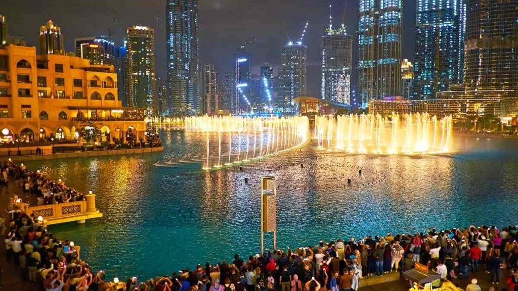places worth visiting in dubai, Burj khalifa fountain show