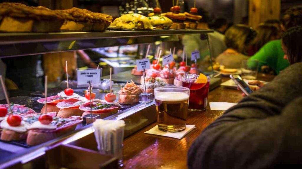Sightseeing in Madrid Spain, La Latina street food