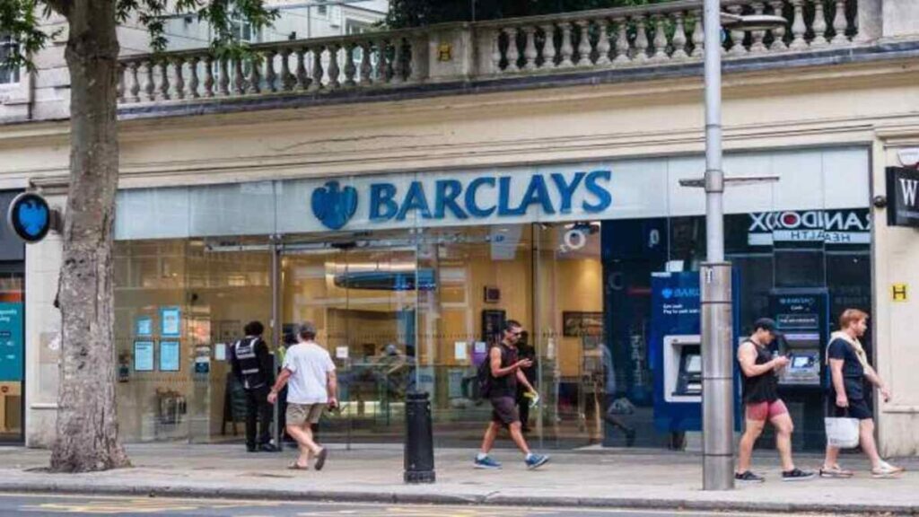 Living in London, Barclays Bank