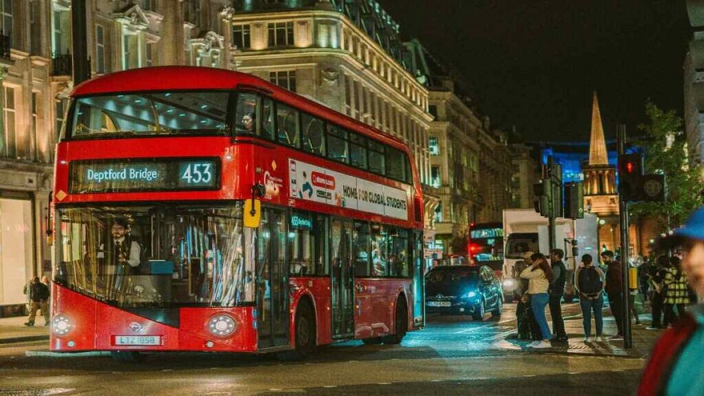 Living in London, double decker