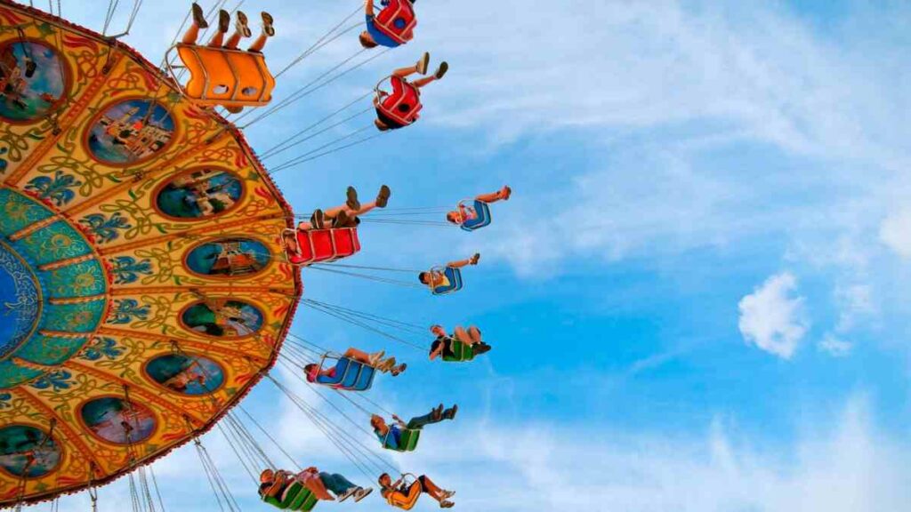 Sightseeing in Madrid Spain, amusement park