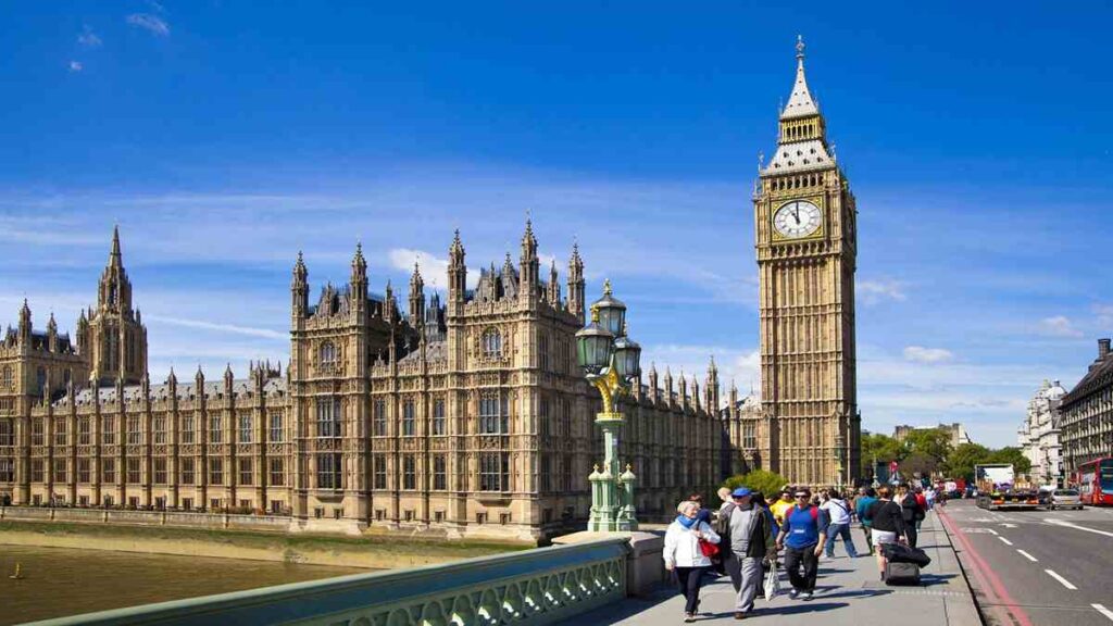 Popular attractions London England, Houses of Parliament