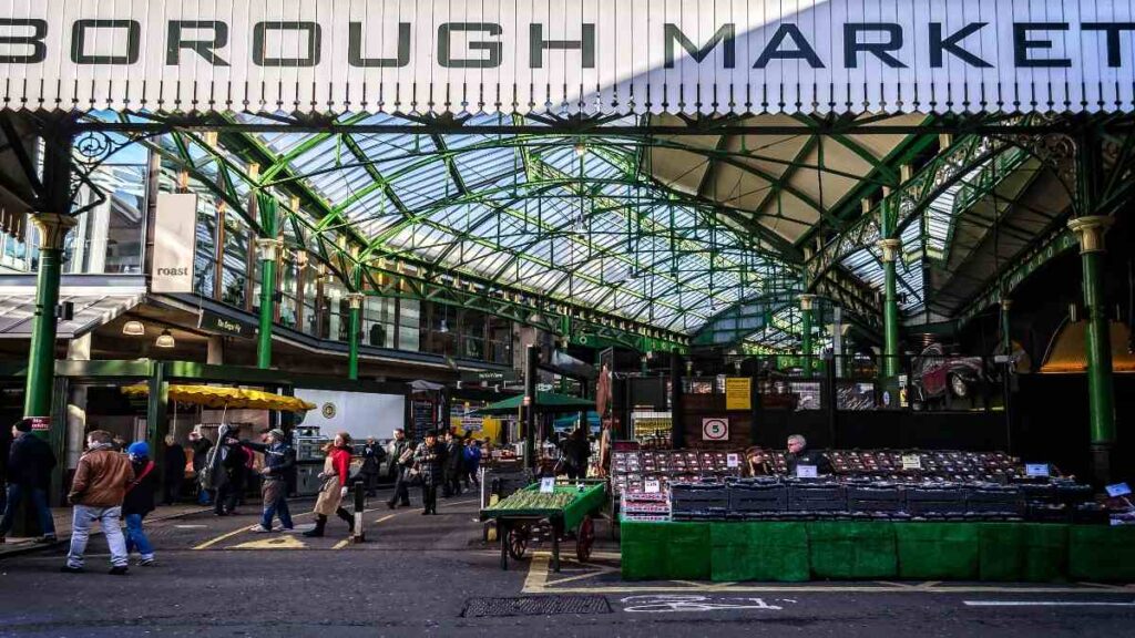 Popular attractions London England, Borough Market