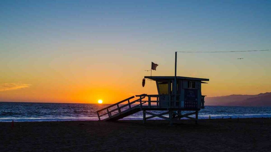 Los Angeles California itinerary, Santa Monica Sunset