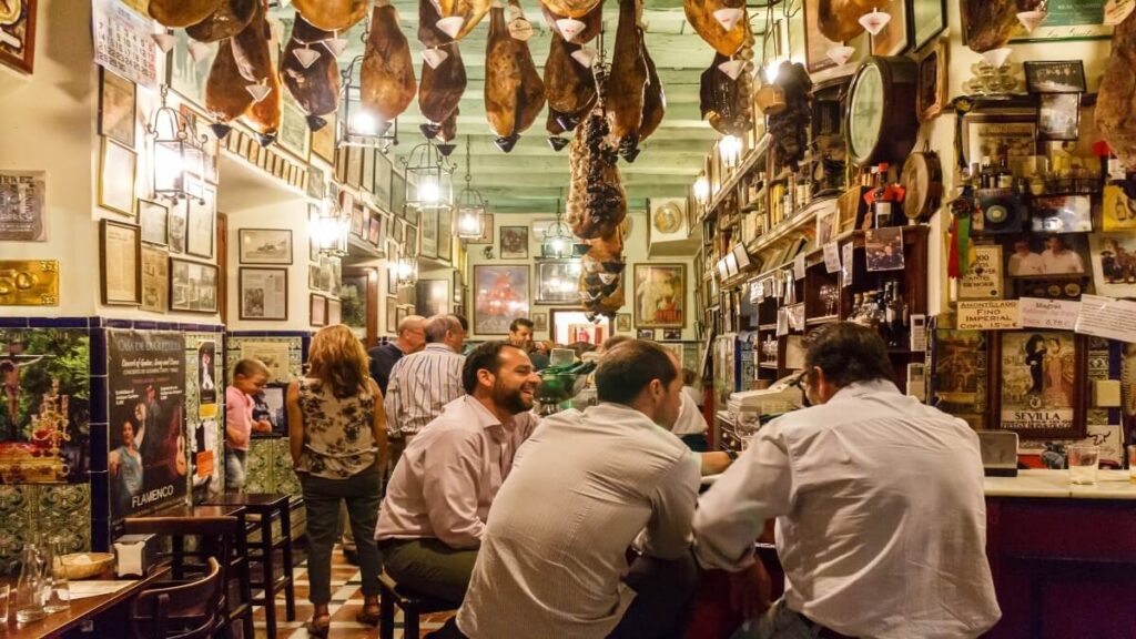 Southern Spain Travel Itinerary, Tapas bar Seville