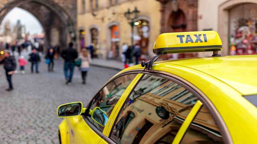Visiting Prague in Czech Republic, taxis