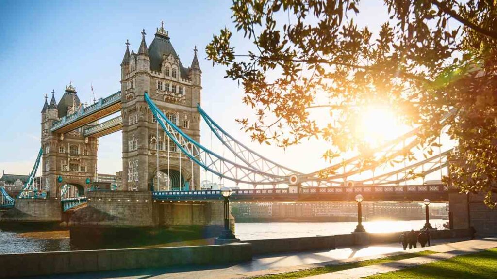 Popular attractions London England, Tower Bridge