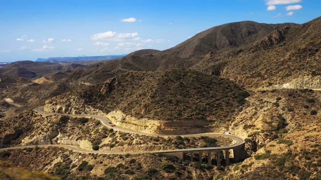 Southern Spain Travel Itinerary, Tabernas desert mountains