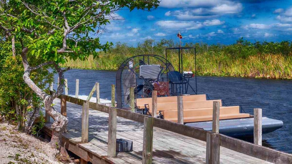 Miami attractions for adults, Everglades airboat