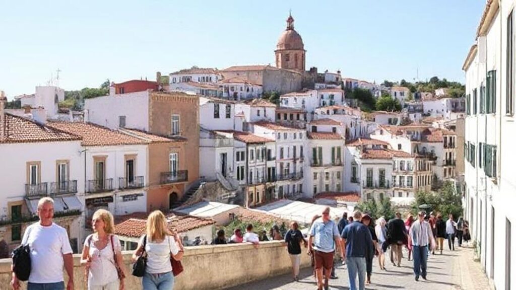 Where to stay in Algarve Portugal, Tourists in Silves town