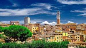 Visiting Siena Italy, roof tops