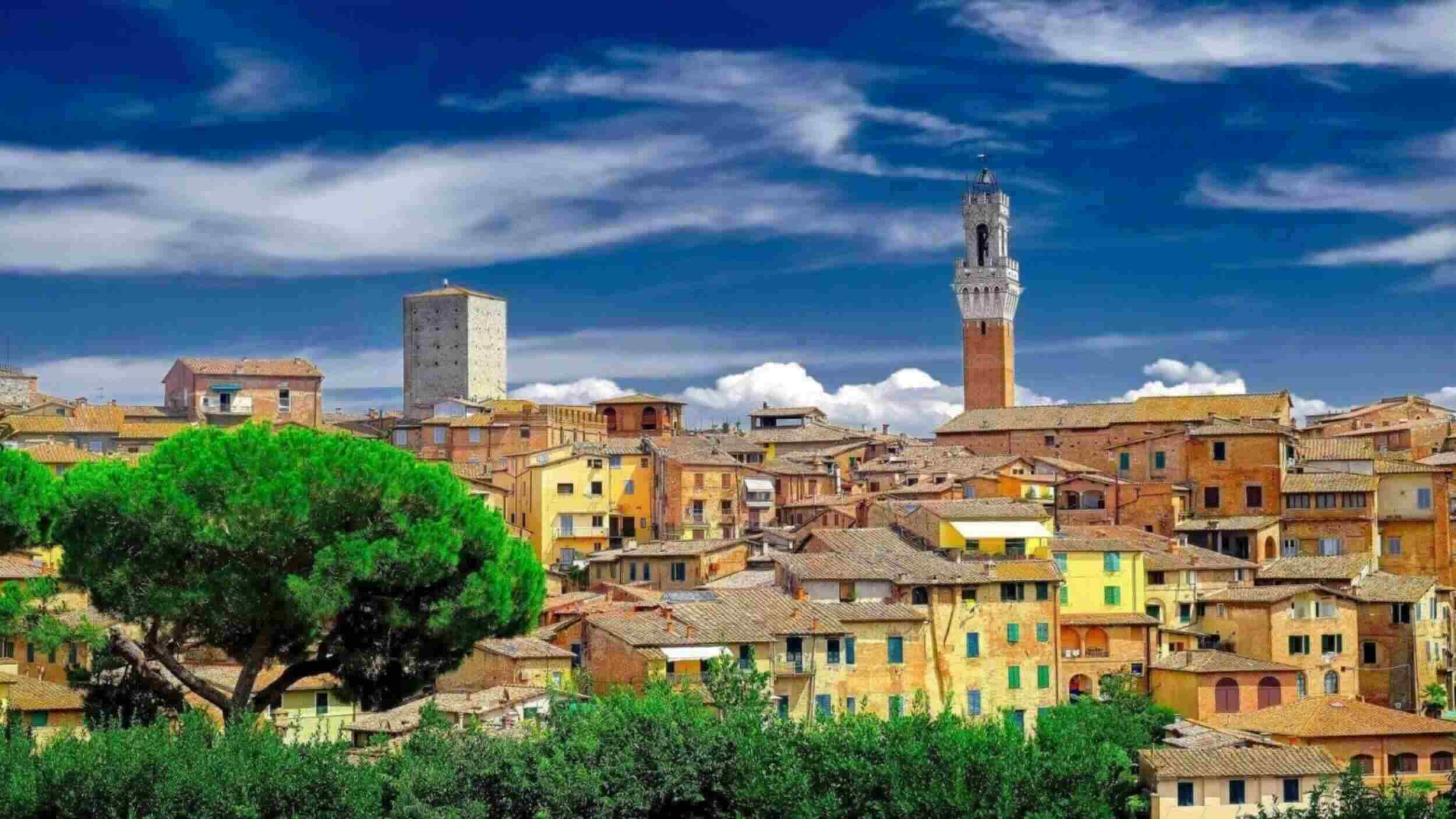 Visiting Siena Italy roof tops