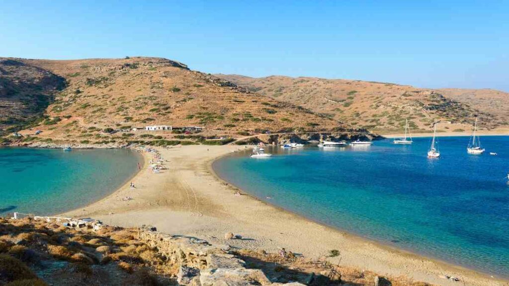 Prettiest Greek Islands, Kolona Beach Kythnos