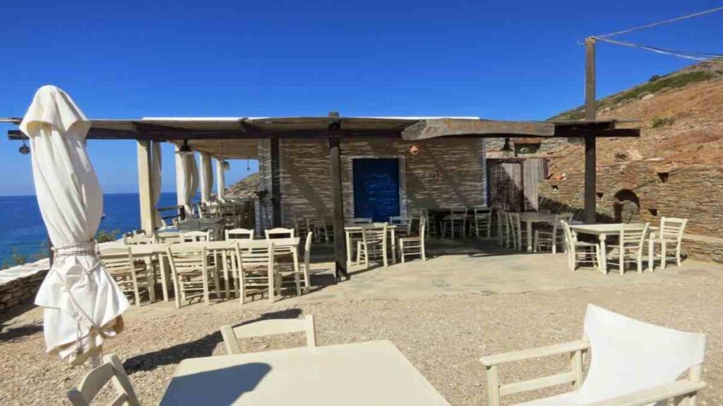 Prettiest Greek Islands, Kolona Beach Restaurant
