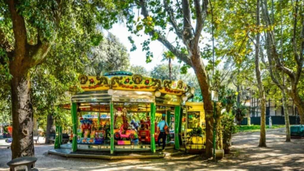 Rome in November, Borghese park in Rome