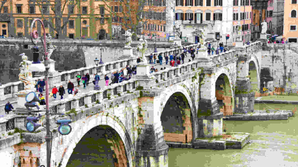Rome in November, Ponte Sant'Angelo