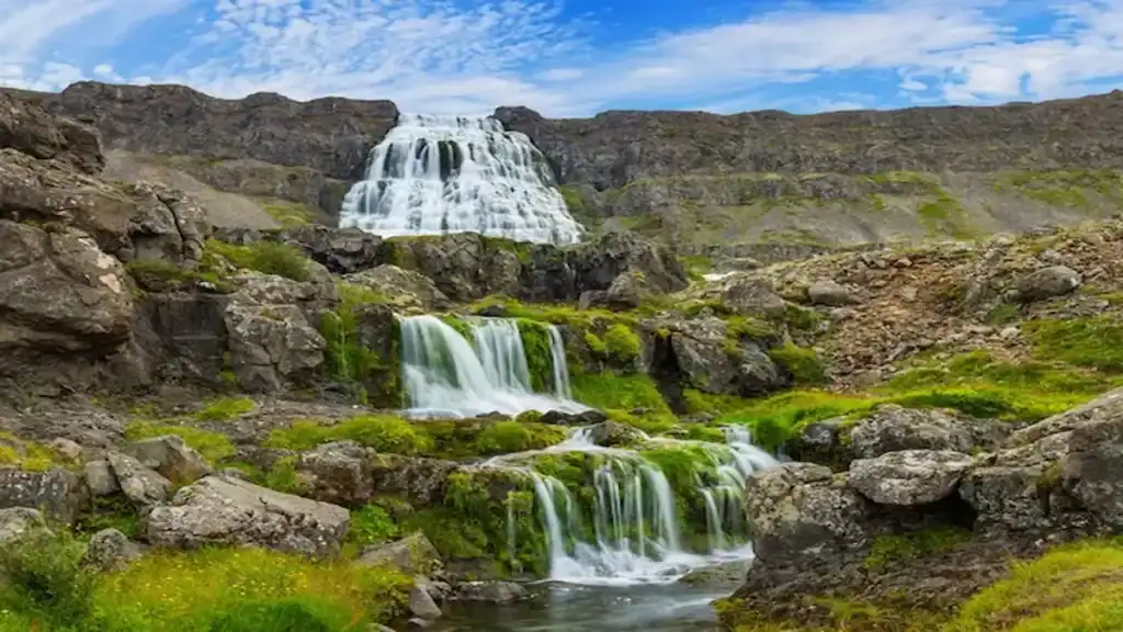 Western fjords of Iceland, Dynjandi waterfall