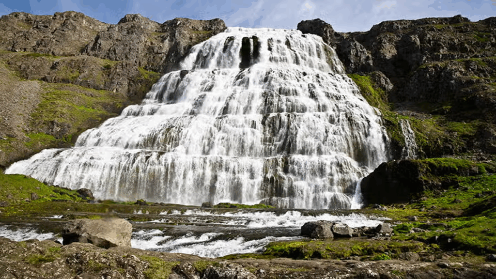 Western Fjords of Iceland, Dynjandi waterfall