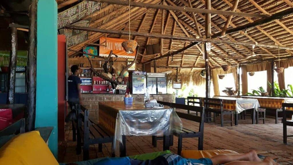 Tofo Beach in Mozambique, Fatima's Nest