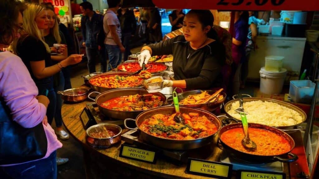 Things to do in Camden Town, food stall