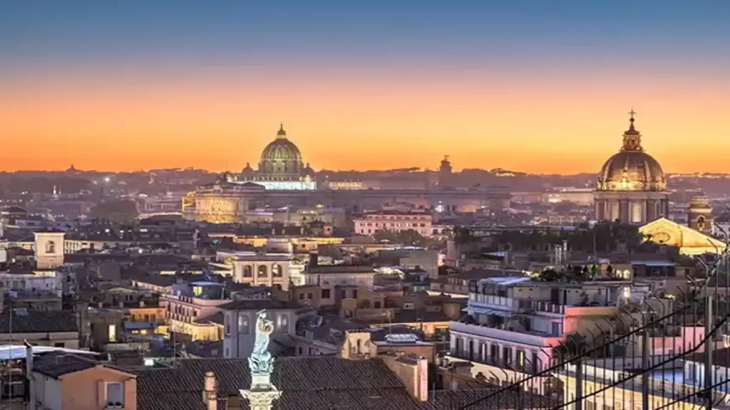 Rome in November, Golden hour