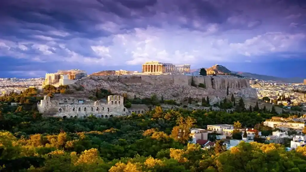 Athens three day itinerary, Greek capital skyline view