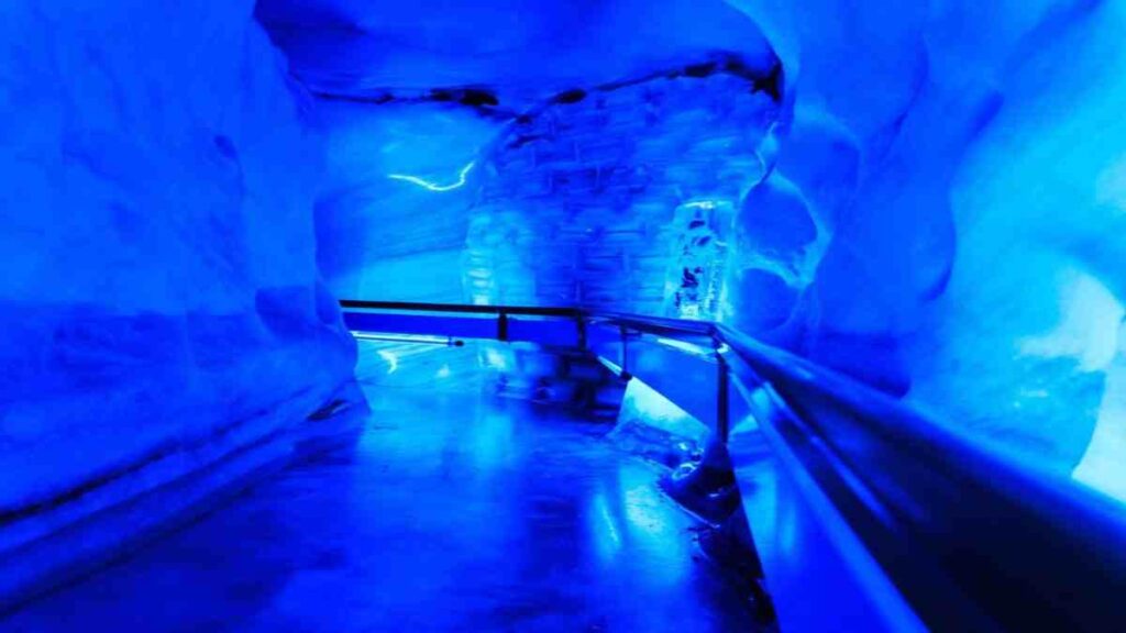 Mount Titlis in Switzerland, Ice Cave