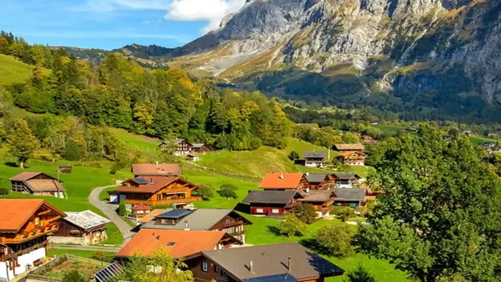 Oeschinen Lake Switzerland, Kandersteg village