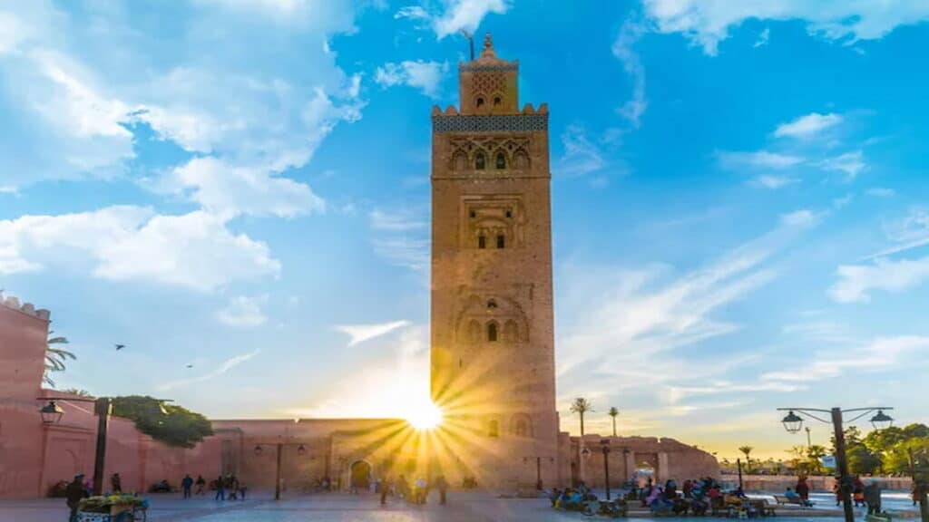 Marrakech city Morocco, Koutoubia Mosque