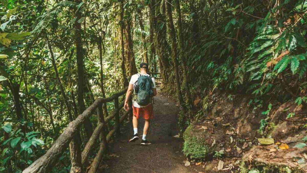 Waterfall in San Carlos Costa Rica, hike