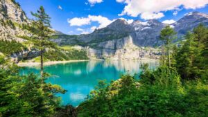 Oeschinen Lake Switzerland, amazing view