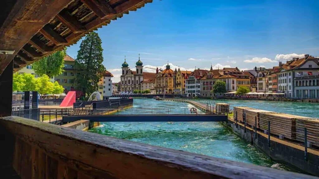 Zurich to Lucerne day trip, Lucerne bridge